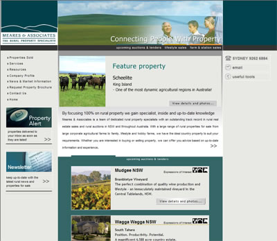 Property marketing website