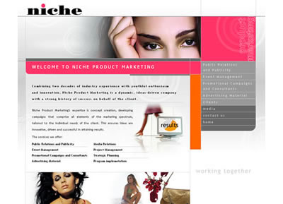 Website for PR company