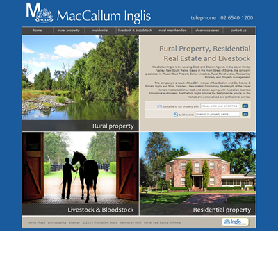 Rural Real-Estate website