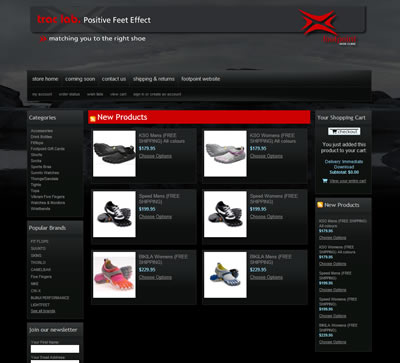 Sports e-commerce website