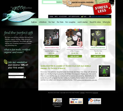 Fair Trade e-commerce website